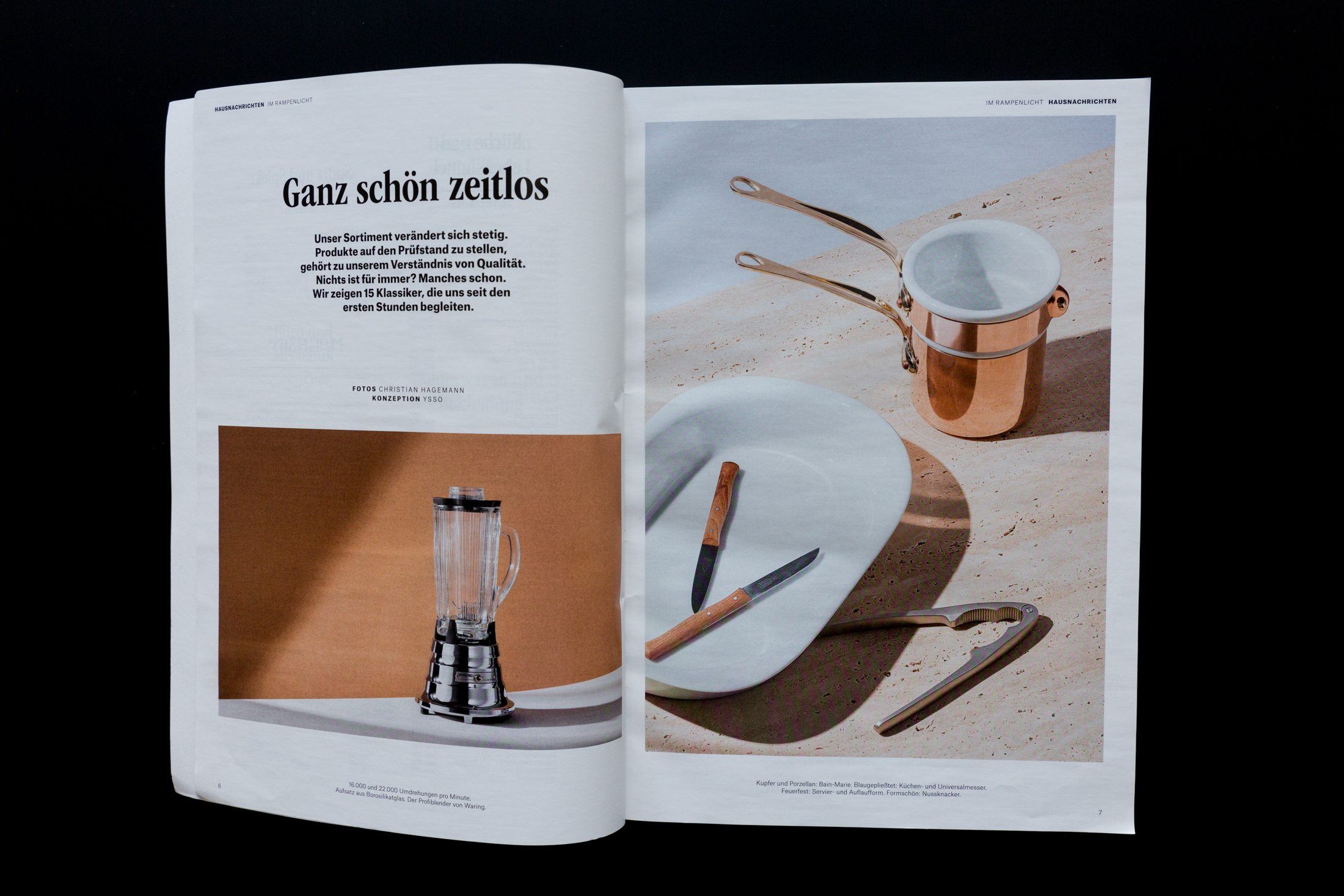 Eine ganz schön zeitlose Fotoproduktion im ManufactumKatalog YSSO